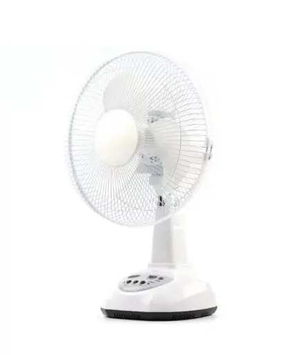 Crownstar 16吋交直流充電式立扇太陽能風扇連LED燈及太陽能板 附遙控器